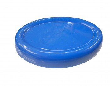 Magnetisch speldenkussen. Kleur blauw. Materiaal: plastic naaldkussen met een magneet erin. Afmetingen:  11 x 7.5 cm