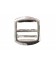 Schuifgesp zilver. Metaal. 2 cm breed. Er kan band van 2 cm breed doorheen