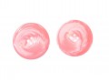Grote knoop Roze 4 gaats  44mm