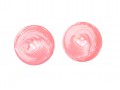 Grote knoop Roze 4 gaats  44mm