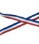 Sierlint Nederlandse vlag. Rood wit blauw sierband 15 mm. breed