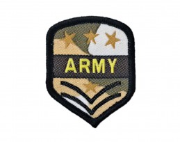 Leger applicatie Army. Met 3 kleine gouden sterren  leger 24