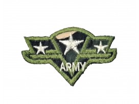 Leger applicatie Army met groene rand en 3 witte sterren leger1