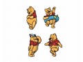 Winnie the Pooh applicaties 4 stuks