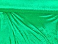 Velours de panne groen. Glanzend en soepel vallend. 100% Polyester  147cm  170 gr/m2