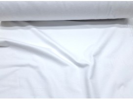 Een zware kwaliteit witte molton.   100% katoen  1.50 meter breed  280 gram p/m²