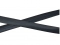 Satijnbiaisband Zwart 20mm  000