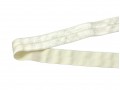Elastisch biaisband creme  2 cm breed vouw tresband