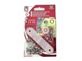 Inslag drukknoop Baby Donkerrood 9.7/10 mm