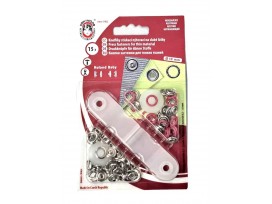 Inslag drukknoop Baby Pink 9.7/10 mm