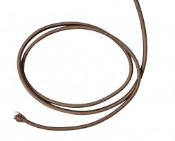 Elastisch koord bruin  3 mm dik koordelastiek
