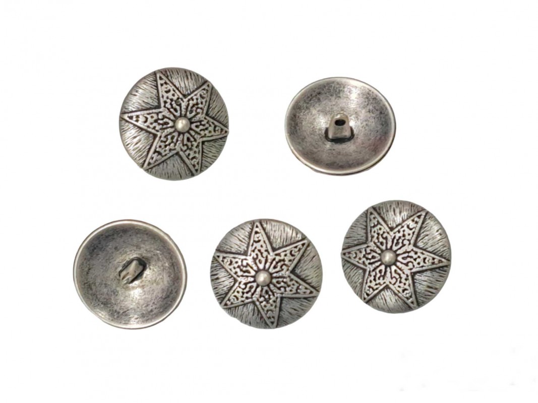 6 stuks beer hoofd metalen knoppen cartoon schacht knopen naaien knopen schattige ronde knoppen voor reparatie vervanging decoratie zwart 22 mm