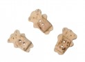 Houten knoop Beer 19x11mm