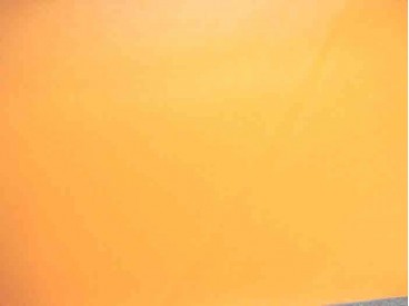 Skai kunstleer Oranje   Coupon 50cm 2e keus