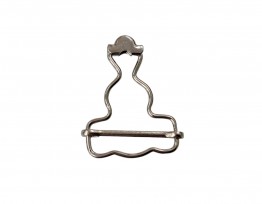 Tuinbroek gesp zilver 32mm breed Open