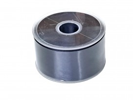 Satijnlint donkerblauw een rol van 25 meter, 50 mm breed. Dit dubbelzijdige satijnlint voelt heel zacht en natuurlijk aan. 100%P