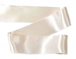 Satijnlint Creme 50 mm breed