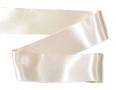 Satijnlint Creme 50 mm breed