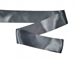 Satijnlint Donkergrijs 50 mm breed