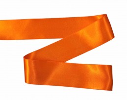 Satijnlint Oranje 50 mm breed