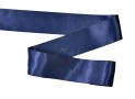 Satijnlint Donkerblauw 50 mm breed