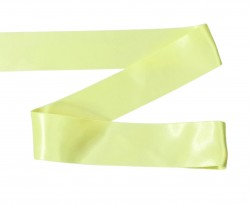 Satijnlint Zachtgeel 50 mm breed
