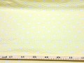 Quiltkatoen Seersucker zachtgeel met stip 1010q