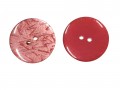 Kunststof knoop glanzend gemeleerd Rood 20mm. 341-S12