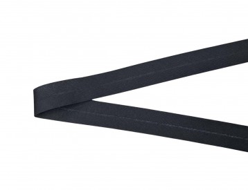 Baisband zwart  100% katoen  30 mm breed
