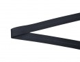 Baisband zwart  100% katoen  30 mm breed