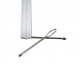 Band/koord doorhaler.  Lengte 6.5 cm  Nickel/metaal  De opening is ongeveer 15 x 4 mm
