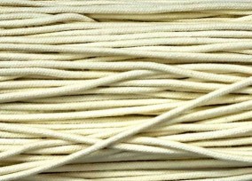 Koord Ecru 3 mm doorsnee katoen/poly  01