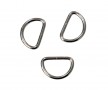 D-Ring Zilverkleur metaal 33 mm