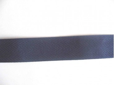 Keperband Donker blauw  3cm breed