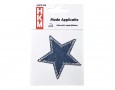 Jeans applicatie Grote ster Donkerblauw jeans