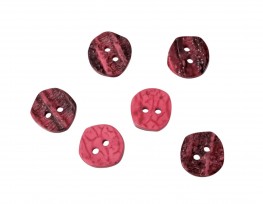 Bizzkids en Roos Grove knoop Rood en bordeaux rood  14mm