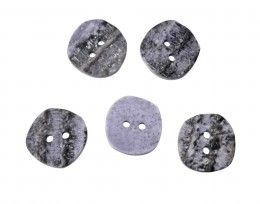 Bizzkids en Roos Grove knoop Grijs/blauw  19mm