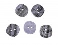 Bizzkids en Roos Grove knoop Grijs/blauw  19mm