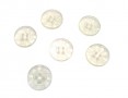 Bizzkids en Roos Rubber knoop offwhite doorschijnend  17mm