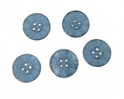 Bizzkidz Rubber knoop blauw 18mm