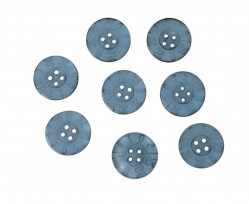 Bizzkidz Rubber knoop blauw 12mm