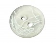 Kunststof knoop van Bizzkids  Witte knoop met krinkel, iets doorschijnend  Doorsnee ongeveer 12,5 mm