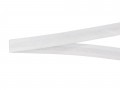 Wit biasband van 12 mm breed Katoen