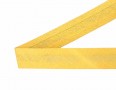 Geel biaisband van 12 mm. breed.
