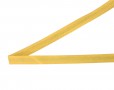 Geel biaisband van 12 mm. breed.