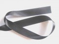 Satijnlint Donkergrijs 15 mm breed