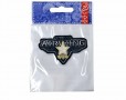 Legerapplicatie met tekst en ster  Donker oudblauw  Squadron Airwing training  Ongeveer 6,5 x 3,9 cm