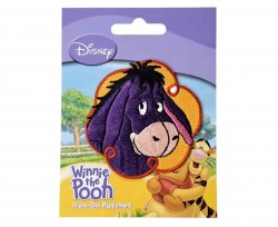 Winnie the Pooh applicatie  Iejoor in cirkel met krulletjes