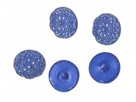 Bloemknoop Kobalt 15mm. bk425-S4