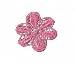 Bloemapplicaie Roze  5cm